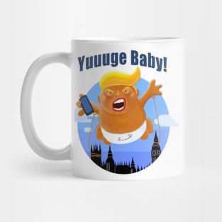 Trump Inflatable Huge Baby Blimp England Scotland Tour Mug